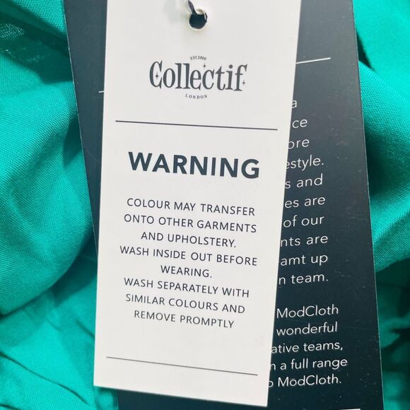 ModCloth On Island Time Green Romper Shorts NWT Size 14 - Picture 8 of 8